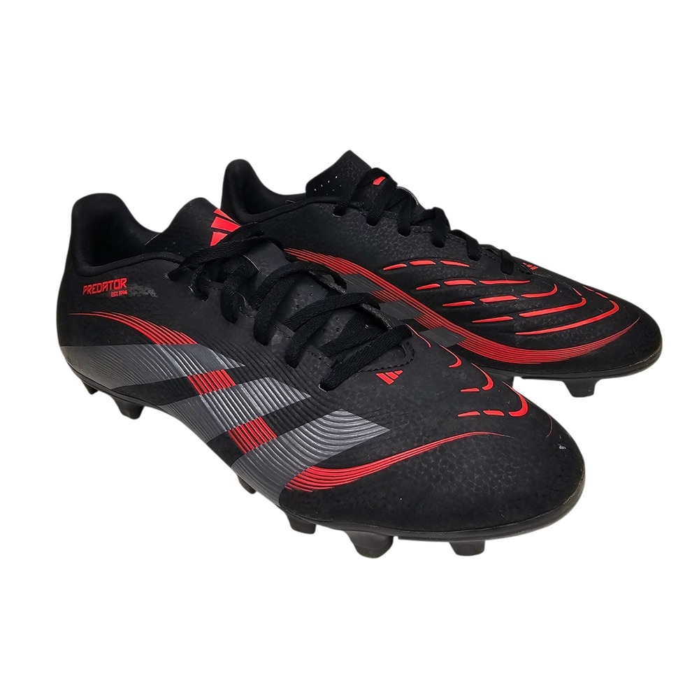Adidas Predator Men 9 Black Soccer Cleats ID1325 Firm Ground